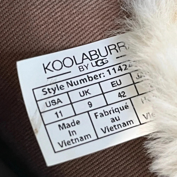 Koolaburra by Ugg Dianna faux fur women bootie size 11 color taupe - Picture 11 of 13